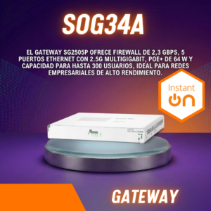 HPE Networking Instant On Secure Gateway 5-Port Gigabit PoE SG2505P